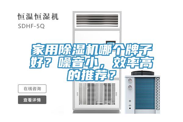 家用除濕機(jī)哪個(gè)牌子好？噪音小，效率高的推薦？