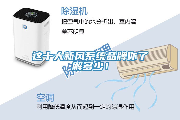這十大新風(fēng)系統(tǒng)品牌你了解多少！